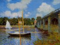 die Straßen Brücke in Argenteuil III Claude Monet